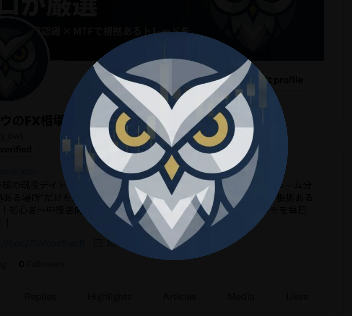 フクロウのFX相場観